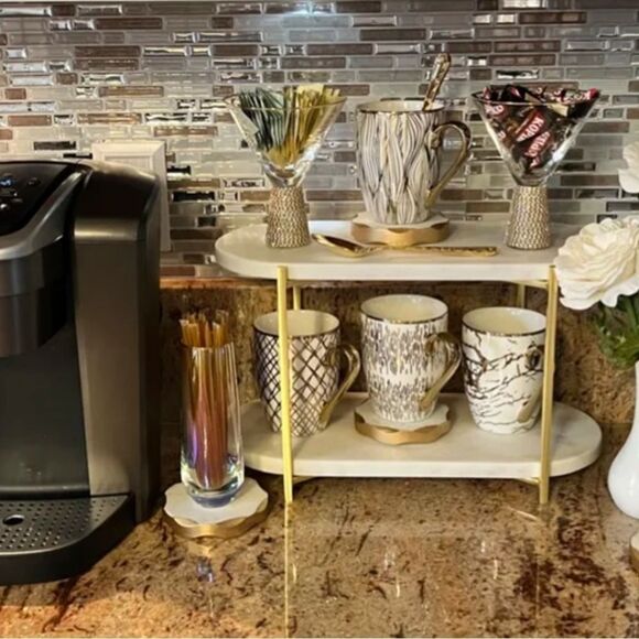 Certified International
4 Piece gold  Multi-Colored Porcelain 16 oz. Mug Set - Picture 11 of 11